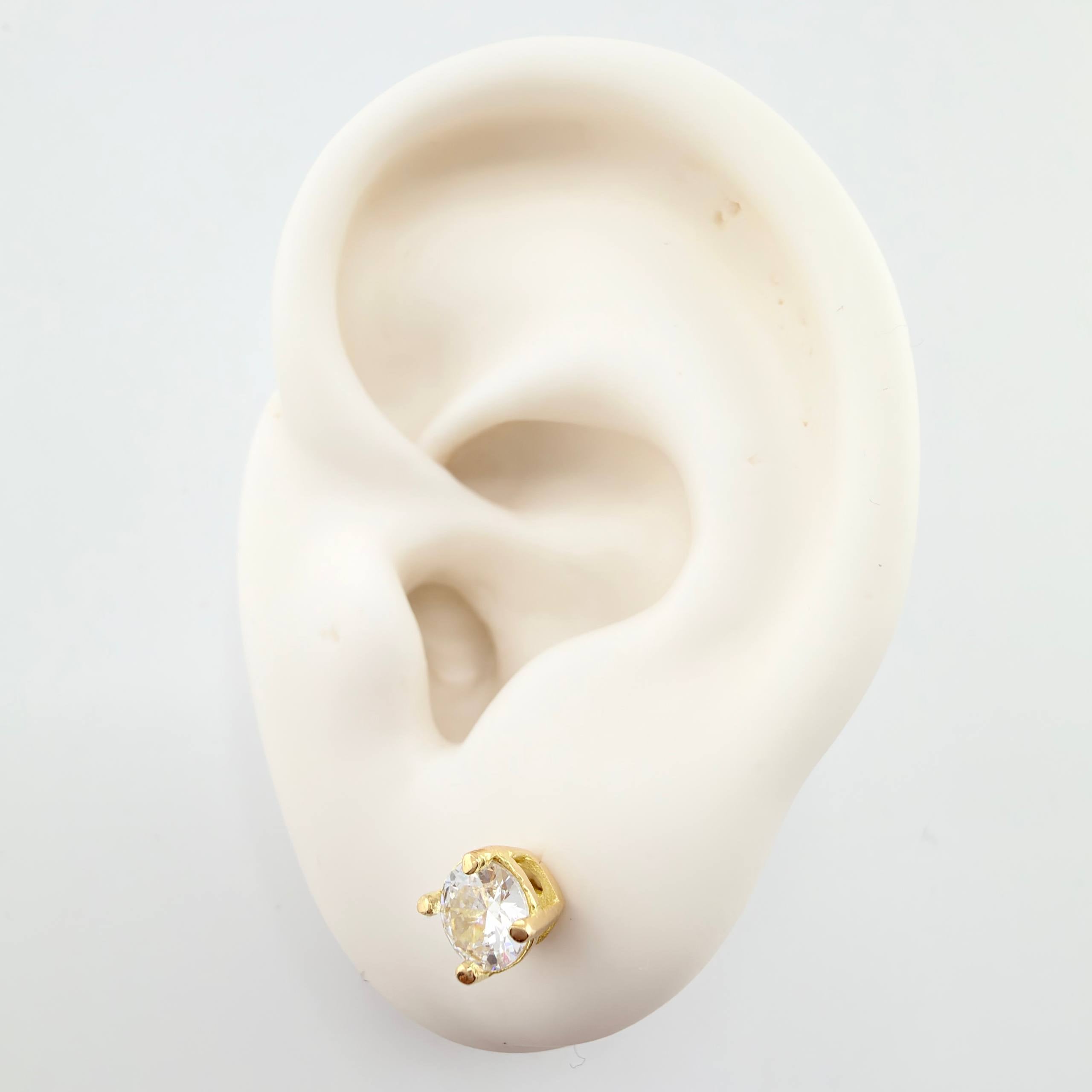 Topos Bisel 1.4gr / 5.2mm Oro Amarillo 18K ©