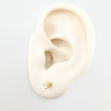 Topos Bisel 0.65gr / 3.2mm Oro Amarillo 18K *