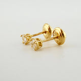Topos Bisel 0.65gr / 3.2mm Oro Amarillo 18K *