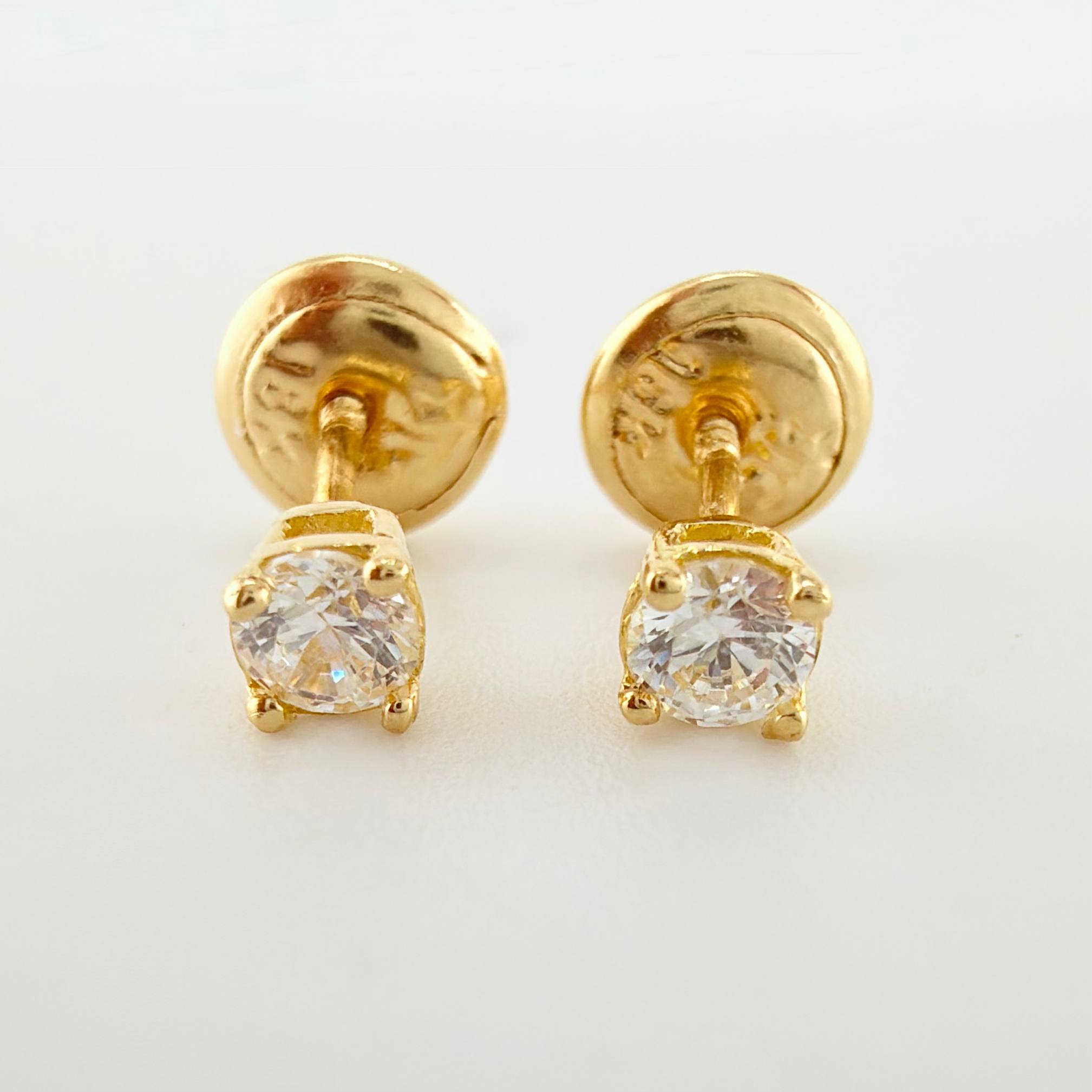 Topos Bisel 0.65gr / 3.3mm Oro Amarillo 18K ©
