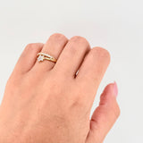 Anillo Estrella Fugaz 1.8gr / T6 1/4 / Oro Amarillo 18K ©