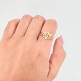 Anillo Corazon 15´S 1.7gr / T7 / Oro Amarillo 18K *