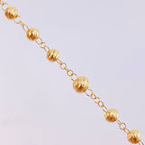 Miraculous Virgin Rosary 13.5g / 24 in / 5mm Yellow Gold 18K