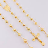 Rosario Virgen Milagrosa 14.8g / 24 in / 5mm Oro Amarillo 18K