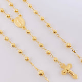Miraculous Virgin Rosary 9.75g / 24 in / 4mm Yellow Gold 18K
