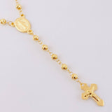 Rosario Virgen Milagrosa 10g / 24 in / 4mm Oro Amarillo 18K