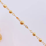 Miraculous Virgin Rosary 9.75g / 24 in / 4mm Yellow Gold 18K