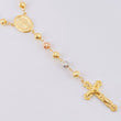 Miraculous Virgin Rosary 22.9g / 26 in / 6.2mm Three Golds 18K