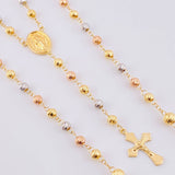 Rosario Virgen Milagrosa 13.2g / 24 in / 5mm Tres Oros 18K