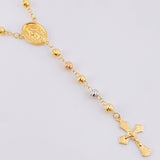 Rosario Virgen Milagrosa 13.2g / 24 in / 5mm Tres Oros 18K