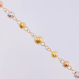 Rosario Virgen Milagrosa 13.2g / 24 in / 5mm Tres Oros 18K