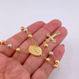 Rosario Virgen Milagrosa 13.2g / 24 in / 5mm Tres Oros 18K