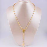 Rosario Virgen Milagrosa 13.2g / 24 in / 5mm Tres Oros 18K