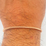 Pulso Franco 3.15gr / 7 3/4 in / 2.24mm Oro Rosa +3 18K %