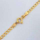 Cadena Cubana 2.6gr / 17 3/4 in / 2.46mm Oro Amarillo +1 18K %