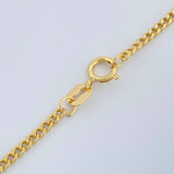 Cadena Cubana 3gr / 23 1/2 in / 1.78mm Oro Amarillo +1 18K %