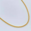 Cadena Cubana 3gr / 23 1/2 in / 1.78mm Oro Amarillo +1 18K %