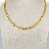 Cadena Cubana 13.6gr / 23 1/2 in / 5.07mm Oro Amarillo +1 18K %