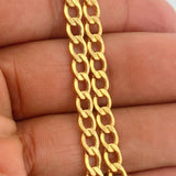 Cadena Cubana 13.6gr / 23 1/2 in / 5.07mm Oro Amarillo +1 18K %