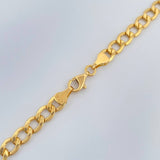 Cadena Cubana 13.6gr / 23 1/2 in / 5.07mm Oro Amarillo +1 18K %