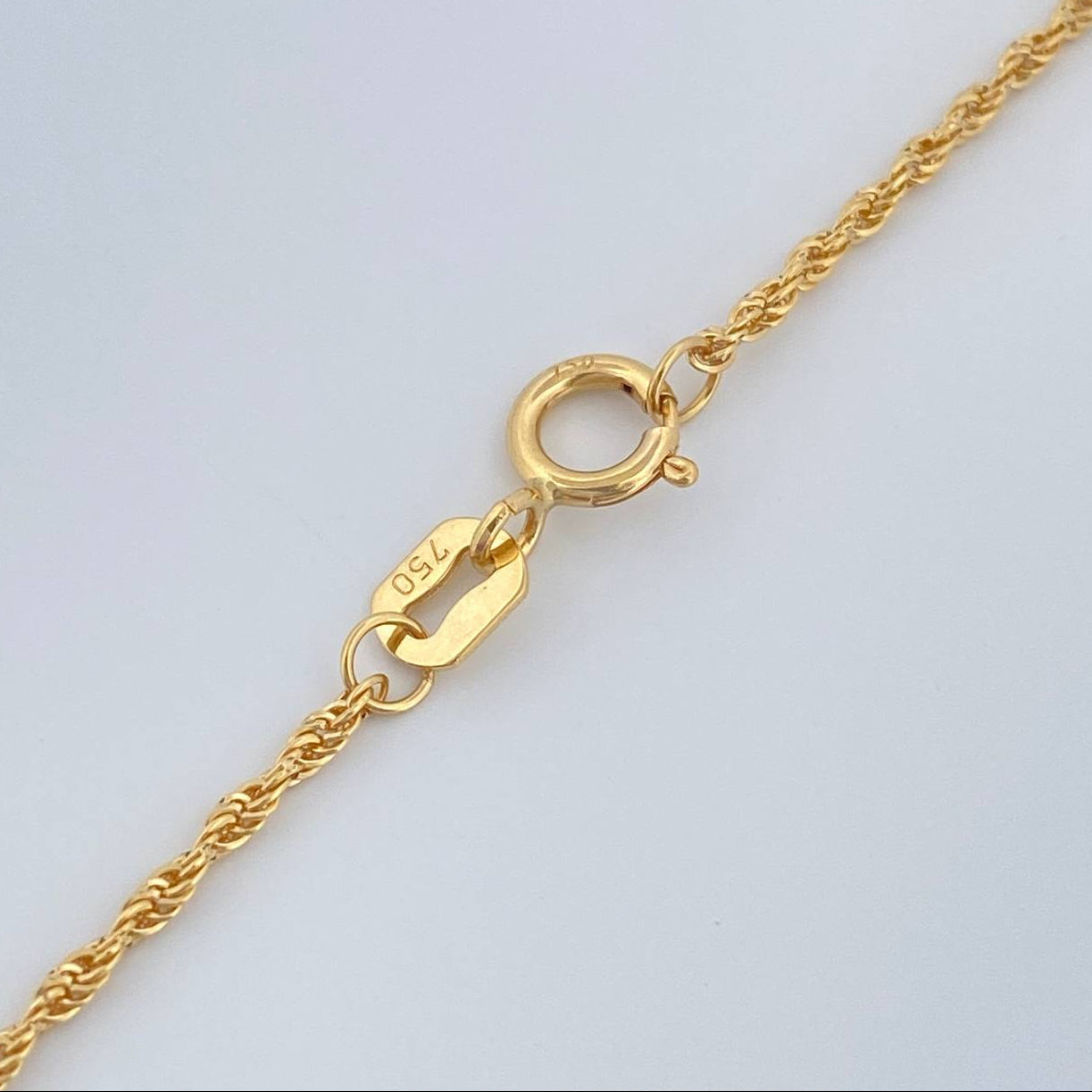 Cadena Lazo 0.95gr / 20 in / 1.2mm Oro Amarillo +3 18K %