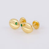 Topos Grano de Café 0.8g / in / 6.6mm Oro Amarillo 18K