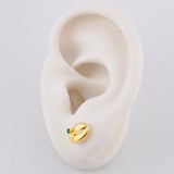 Topos Grano de Café 0.8g / in / 6.6mm Oro Amarillo 18K