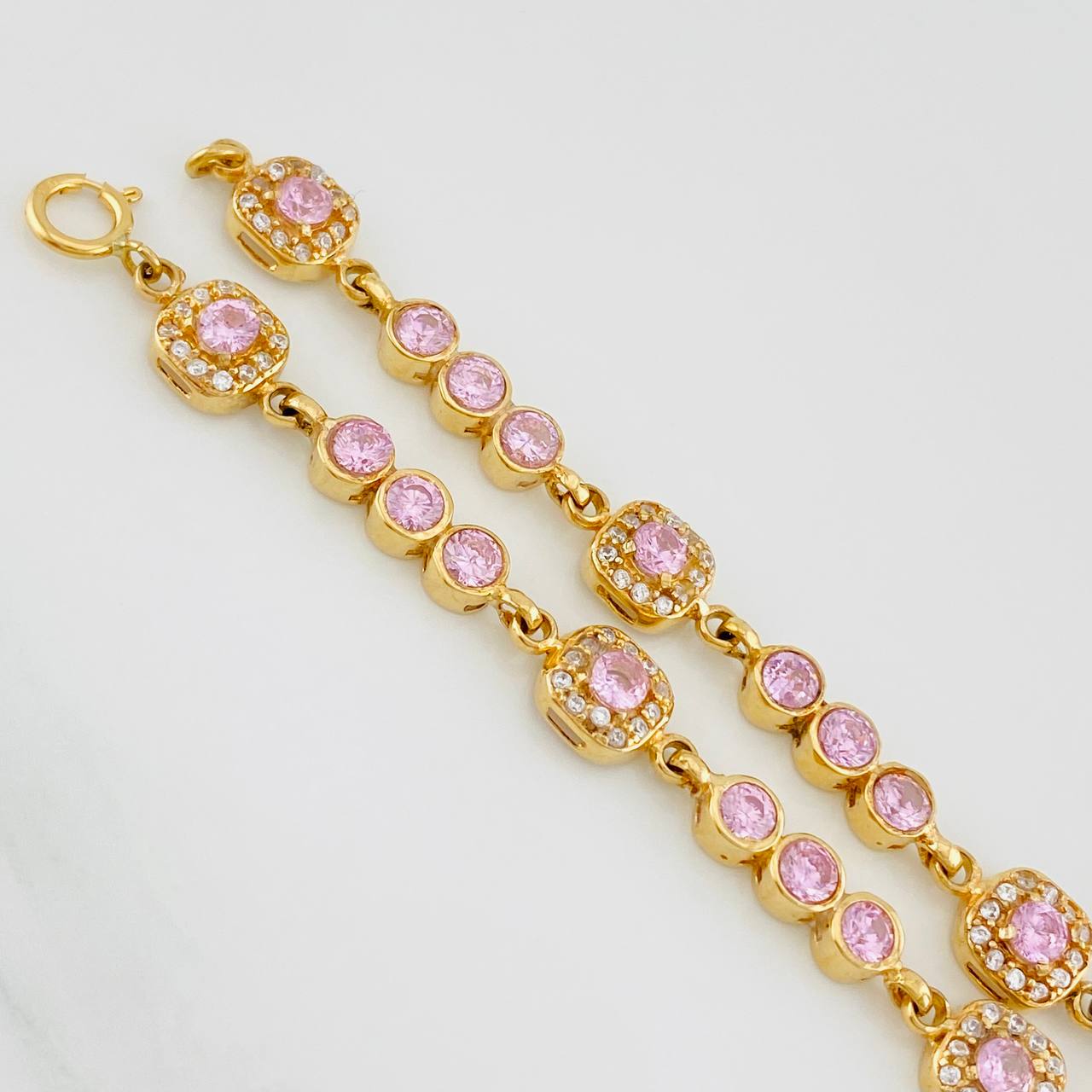 Pulso Halo 9.3g / 7 in / 4.25mm Oro Amarillo 18K