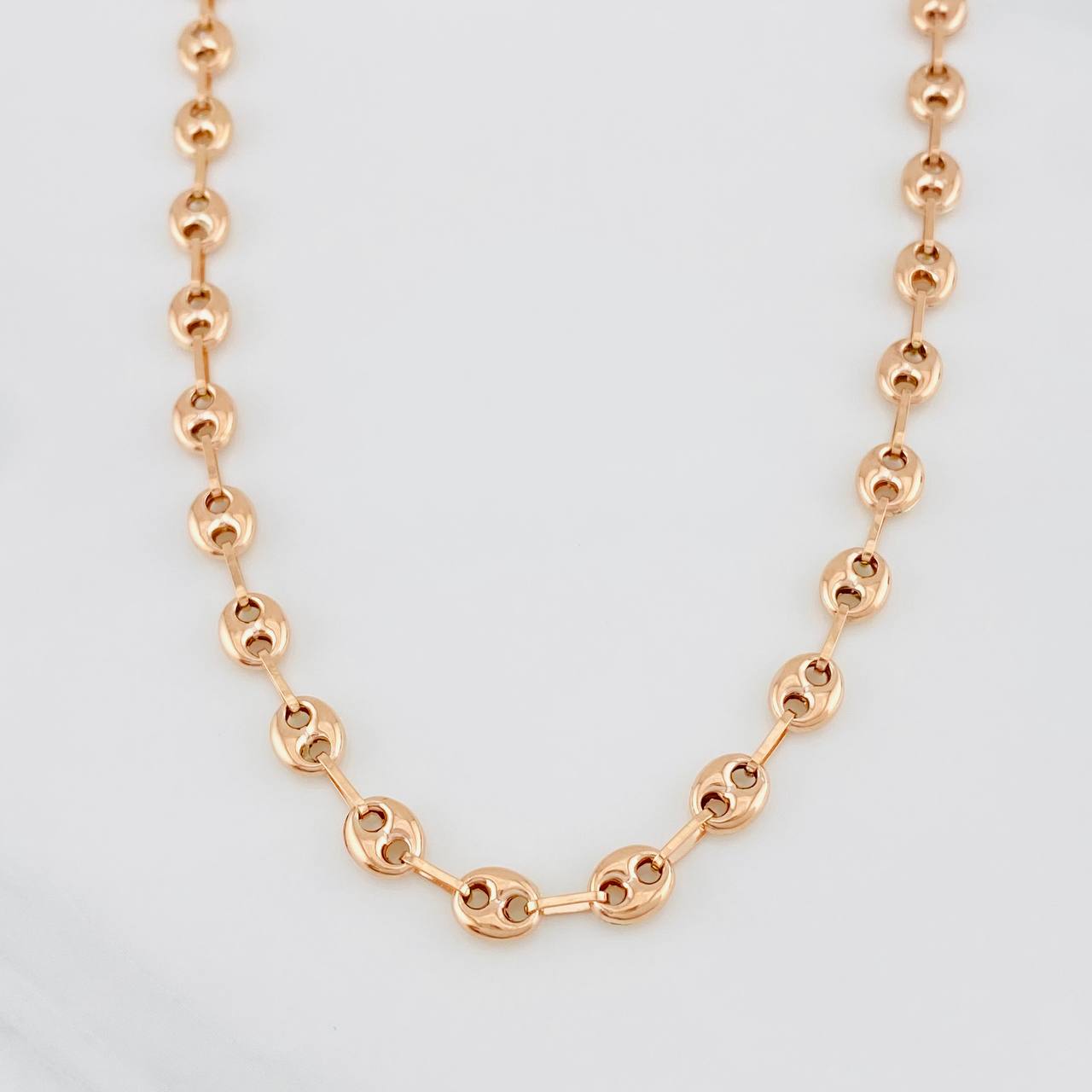 Cadena GC 9.85g / 24 in / 5mm Oro Rosa 18K