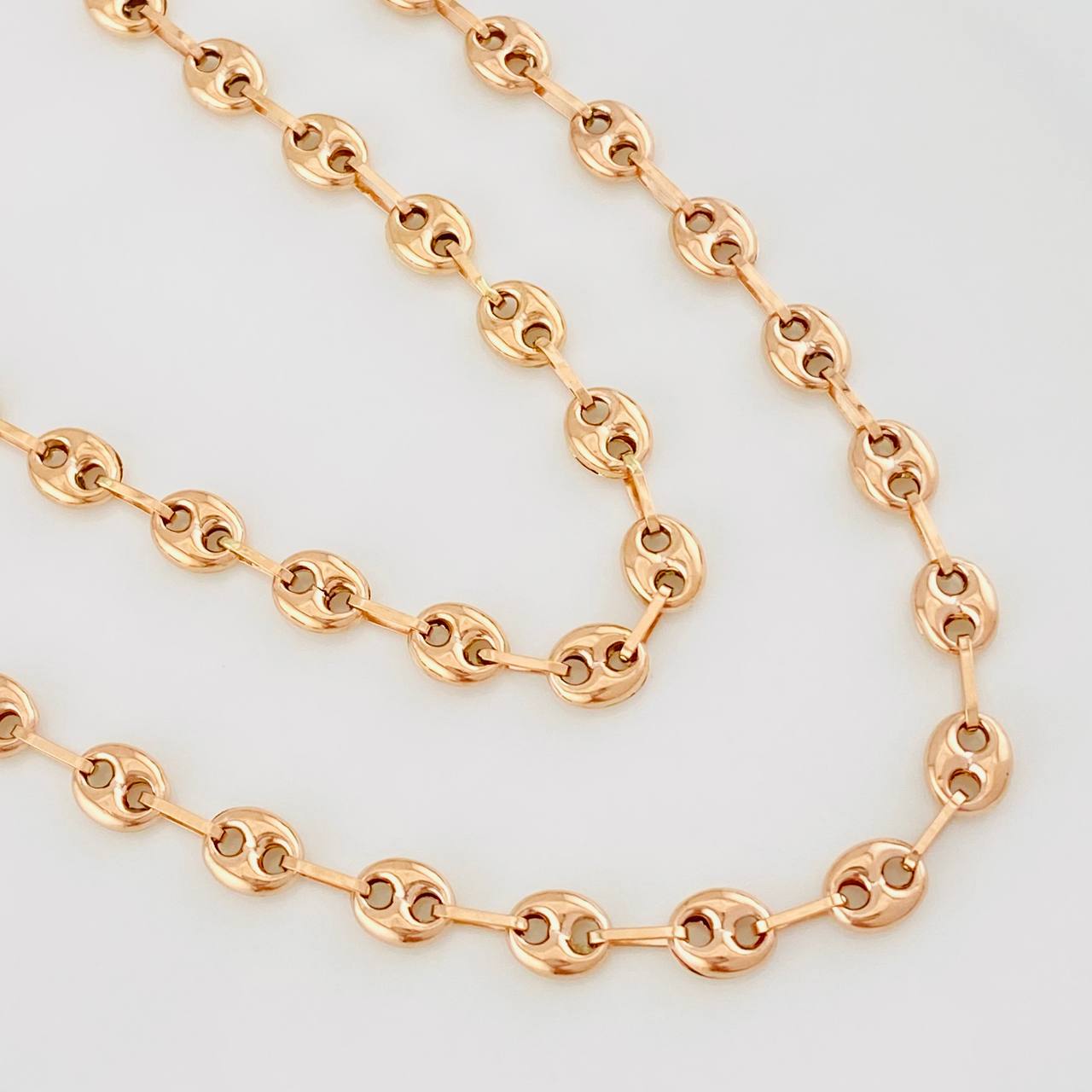 Cadena GC 9.85g / 24 in / 5mm Oro Rosa 18K