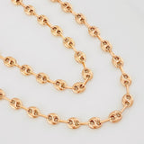 Cadena GC 9.85g / 24 in / 5mm Oro Rosa 18K
