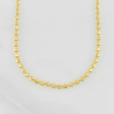 Half Moon Military Chain 10.35g / 18 in / 2.4mm 18K Yellow Gold