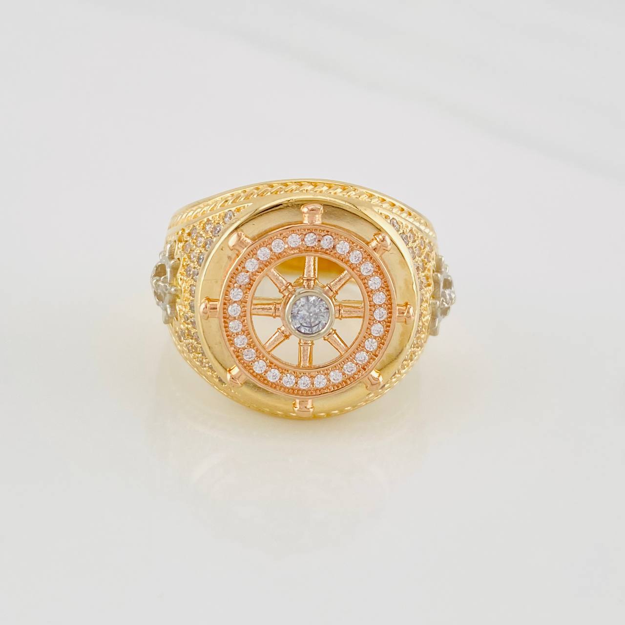 Anillo Timon  10.6g / T11 Tres Oros 18K