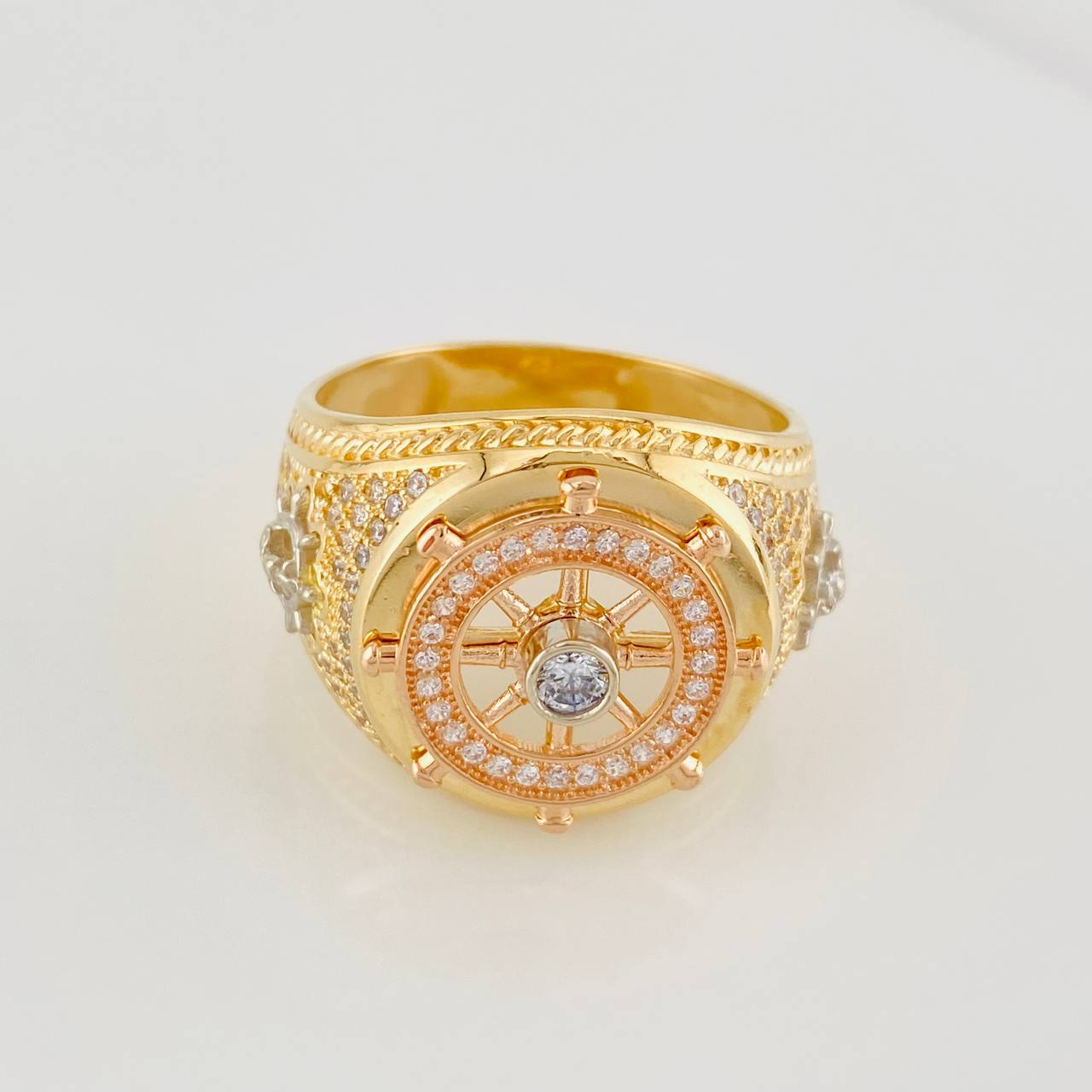 Anillo Timon  10.6g / T11 Tres Oros 18K