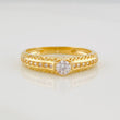 Anillo Solitario Churumbela 2.2g / T7 1/4 Oro Amarillo 18K