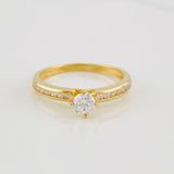 Solitaire Churumbela Ring 2.05g / T6 Yellow Gold 18K