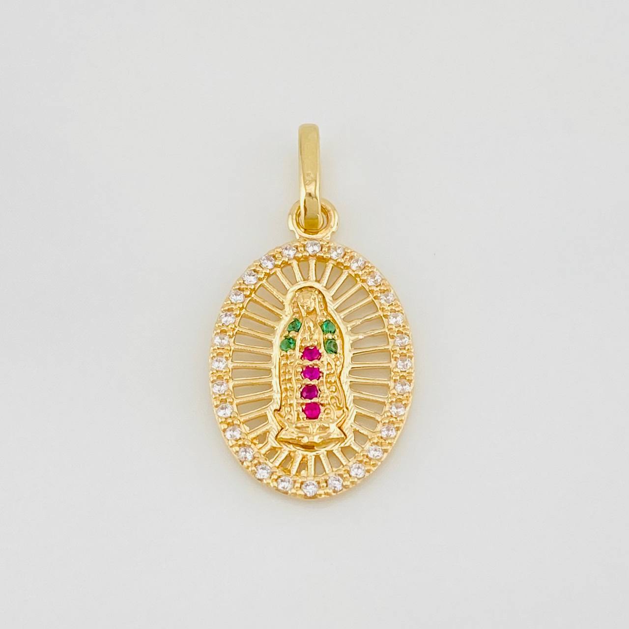 Dije Virgen de Guadalupe 1.8g / 1 in Oro Amarillo 18K
