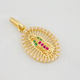 Dije Virgen de Guadalupe 1.8g / 1 in Oro Amarillo 18K