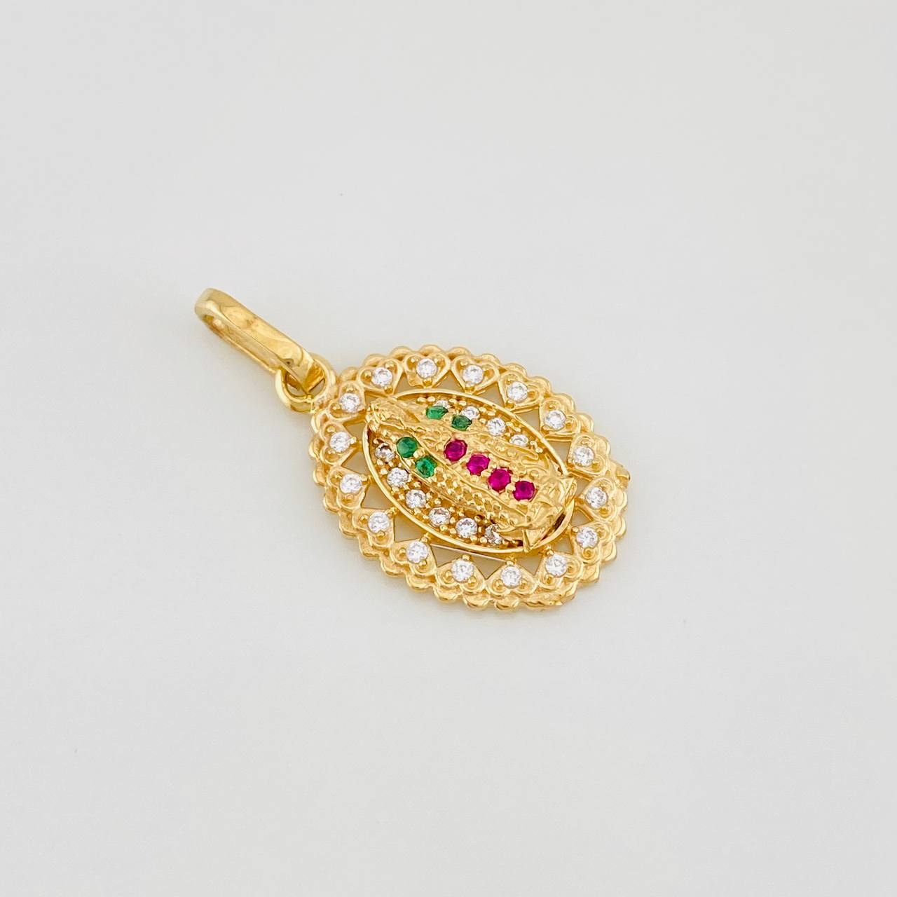 Dije Virgen de Guadalupe 1.6g / 1 in Oro Amarillo 18K