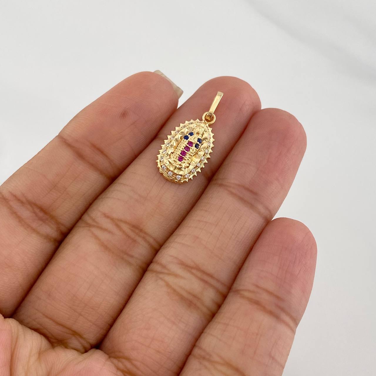 Dije Virgen de Guadalupe 1.45g / 3/4 in Oro Amarillo 18K
