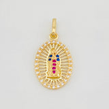 Dije Virgen de Guadalupe 1.55g / 1 in Oro Amarillo 18K
