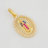 Dije Virgen de Guadalupe 1.55g / 1 in Oro Amarillo 18K