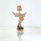 Pendant San Miguel Arcangel 4.95gr / 3.8cm / Two-tone White and Rose Gold