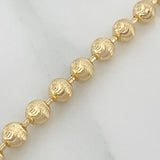 Cadena Militar Media Luna 23.35gr / 24 1/2 in / 5mm Oro Amarillo Nac.Esp. 18K $
