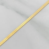 Pulso Espejo 2.4gr / 7 1/2 in / 2mm Oro Amarillo +3 18K %