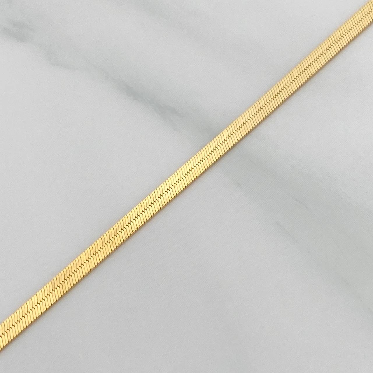 Pulso Espejo 2gr / 7 1/2 in / 2mm Oro Amarillo +3 18K %