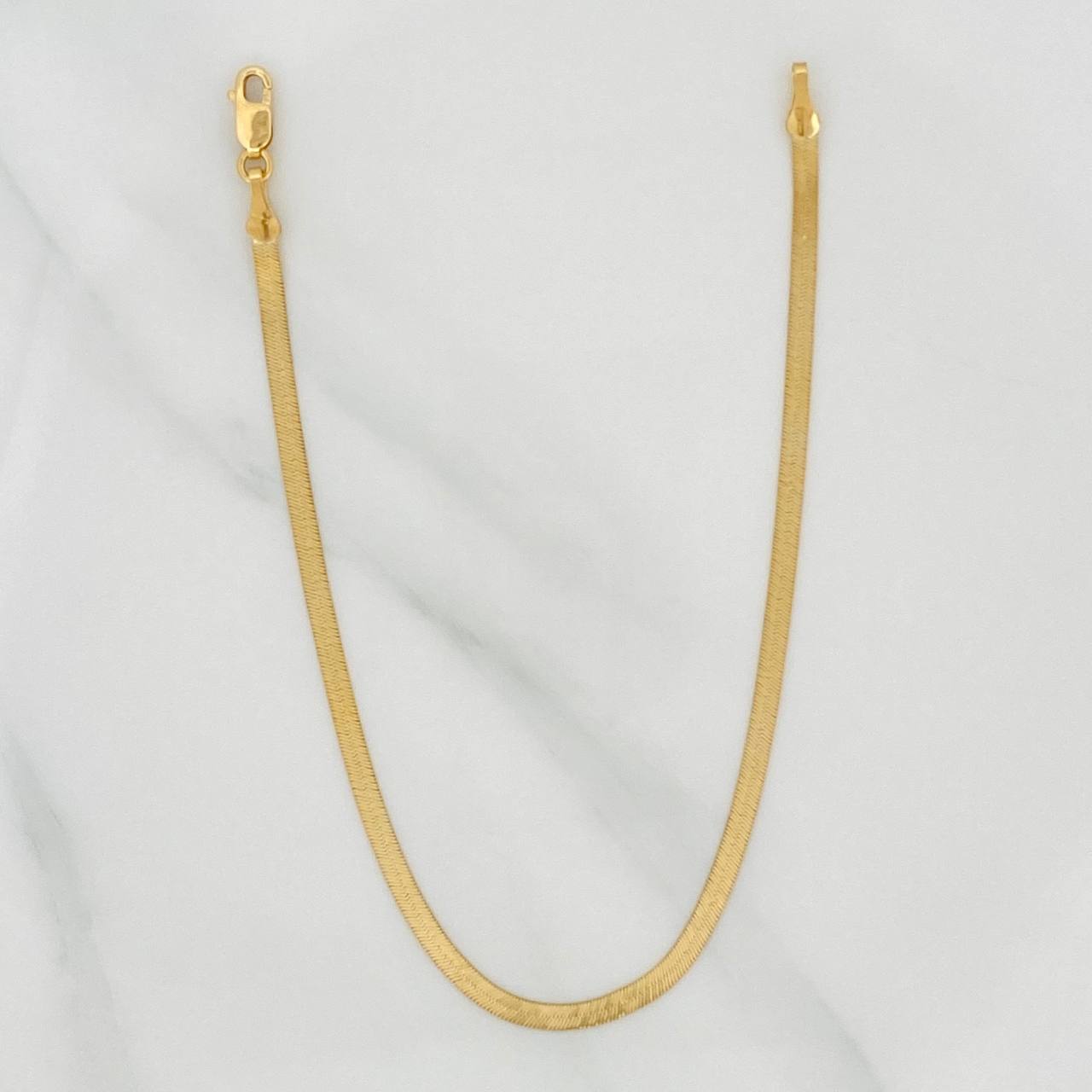 Pulso Espejo 2gr / 7 1/2 in / 2mm Oro Amarillo +3 18K %