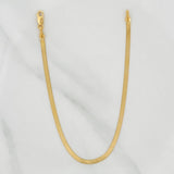 Pulso Espejo 2.4gr / 7 1/2 in / 2mm Oro Amarillo +3 18K %