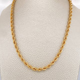 Cadena Lazo 14gr / 23 1/2 in / 4mm Oro Amarillo +3 18K $