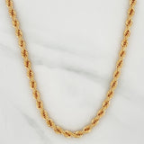 Cadena Lazo 14gr / 23 1/2 in / 4mm Oro Amarillo +3 18K $